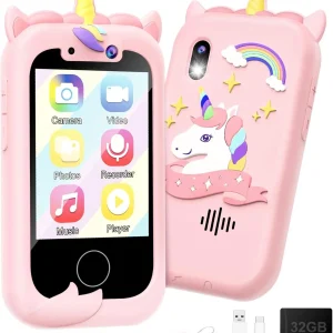 Kids Smart Phone Girls Age 3-10 Toddler Toy-Play Cell Phone -